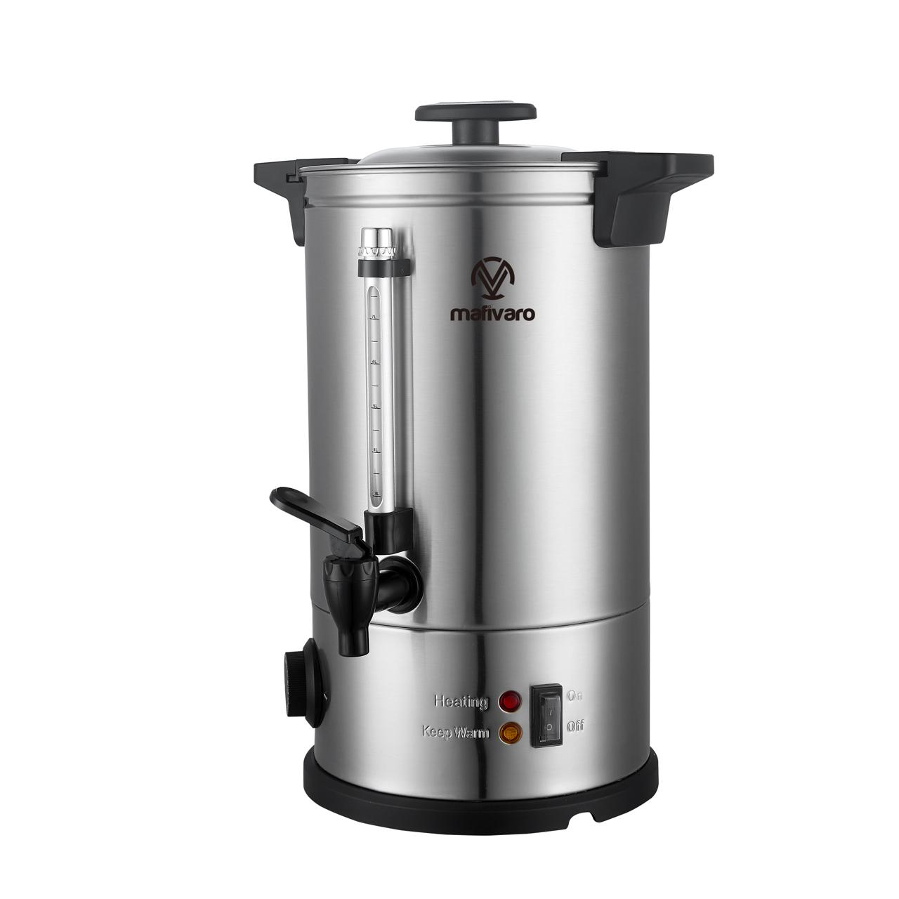 Wasserkocher - 10 L - 1.5 kW - Doppelwandig