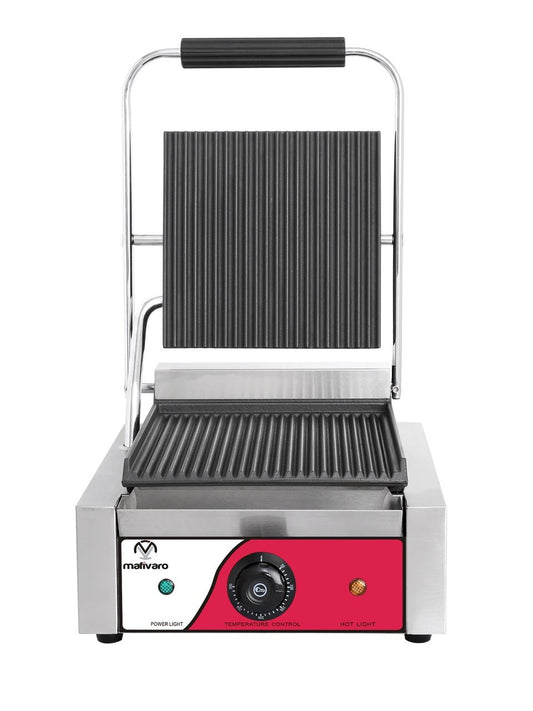 Kontaktgrill- 1,8 kW-oben & unten Gerillt
