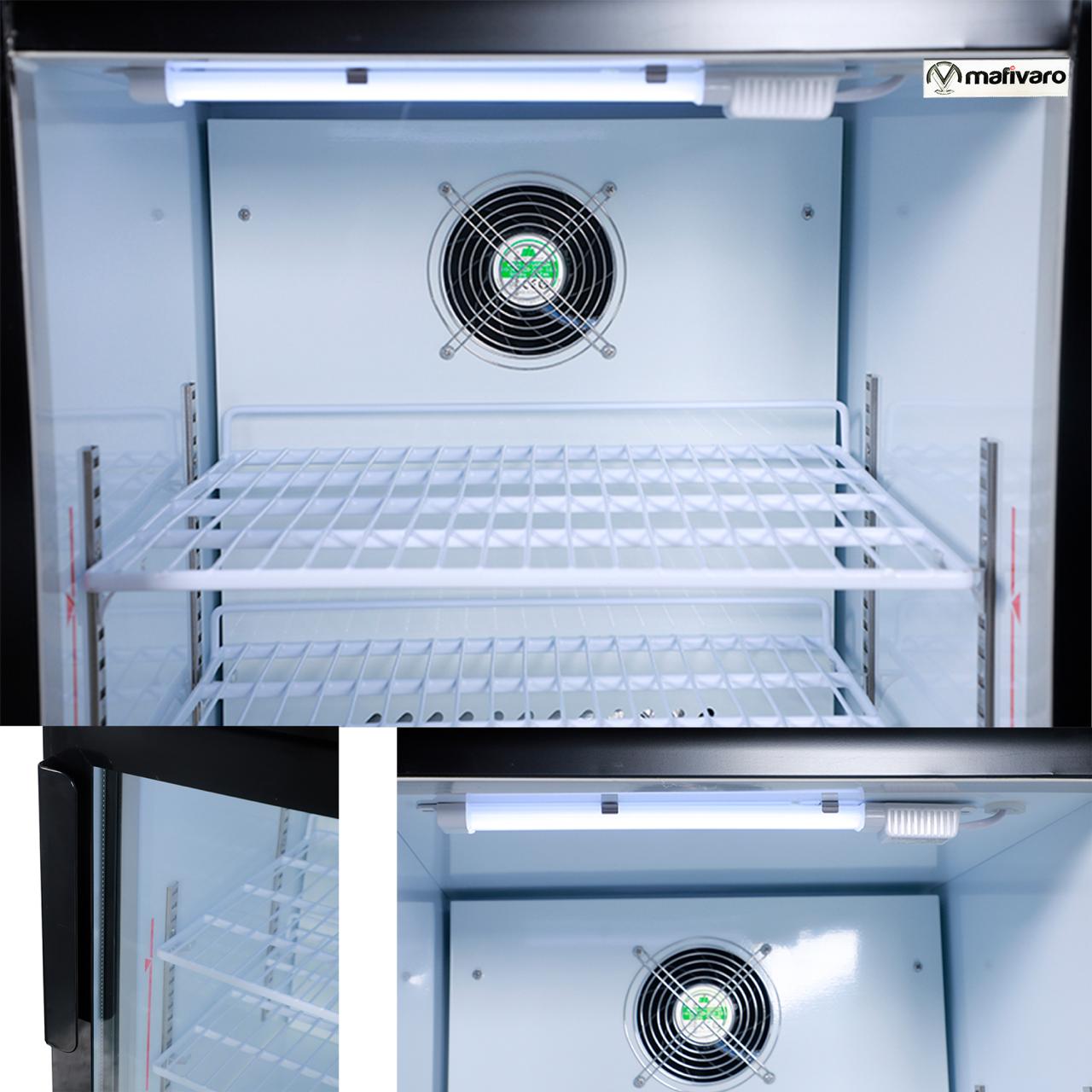 Barkühlschrank - 500mm - 80 Liter - Schwarz