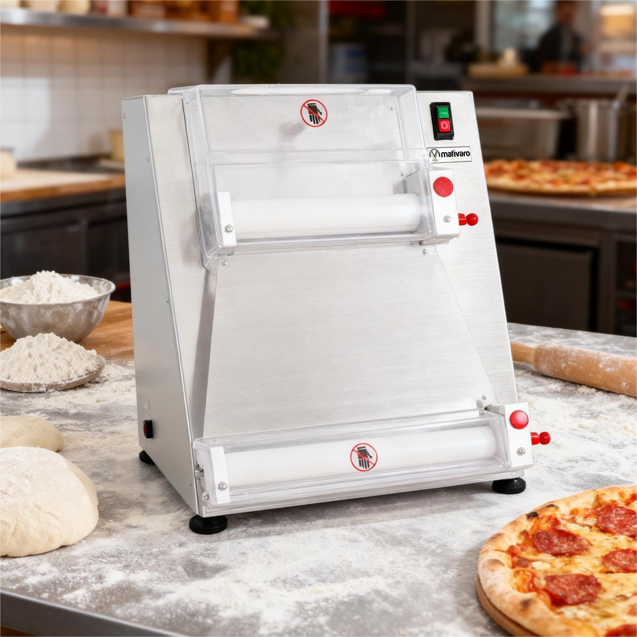 Teigausroller - für 400mm Pizzateig