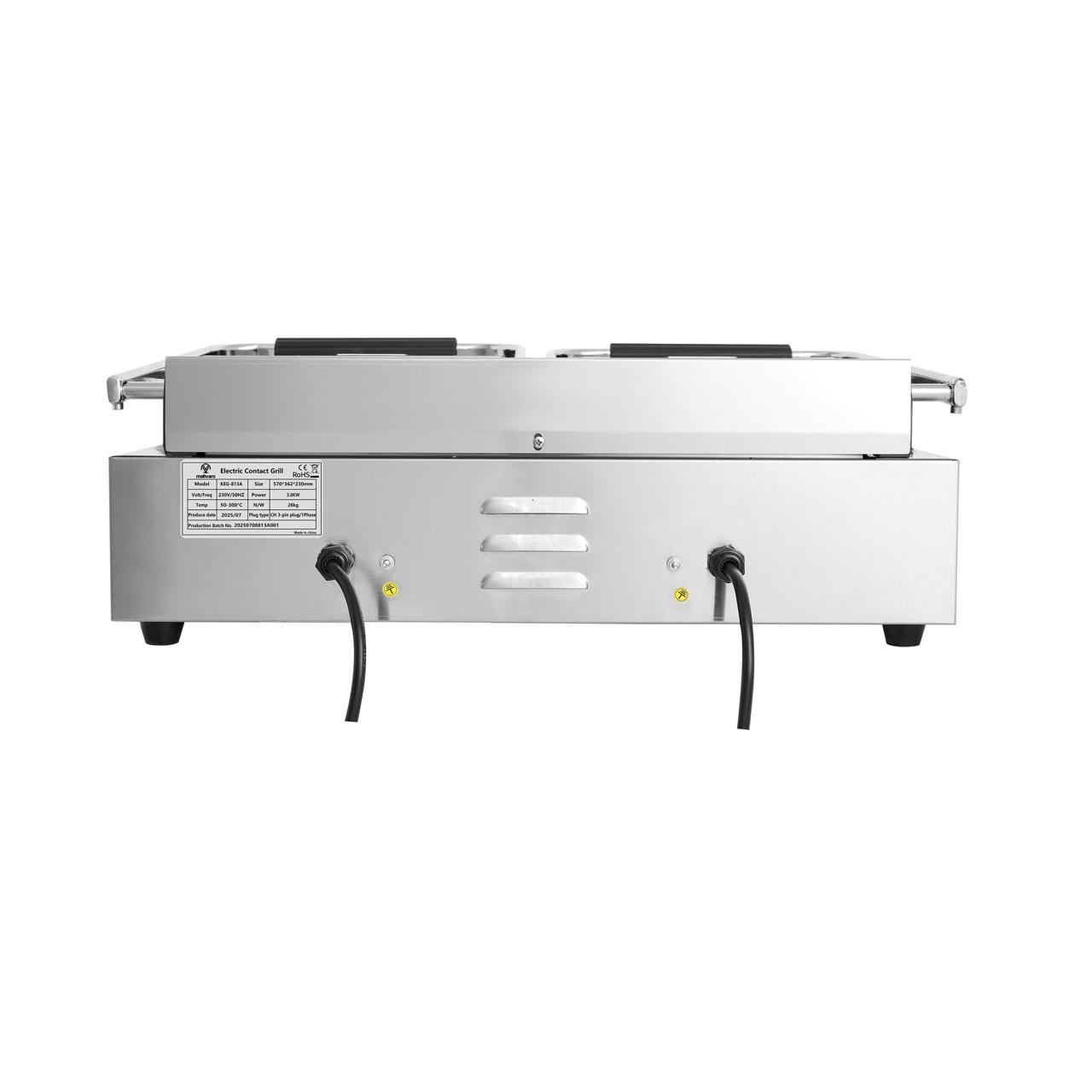 Kontaktgrill-3,6 kW-Oben & unten Gerillt