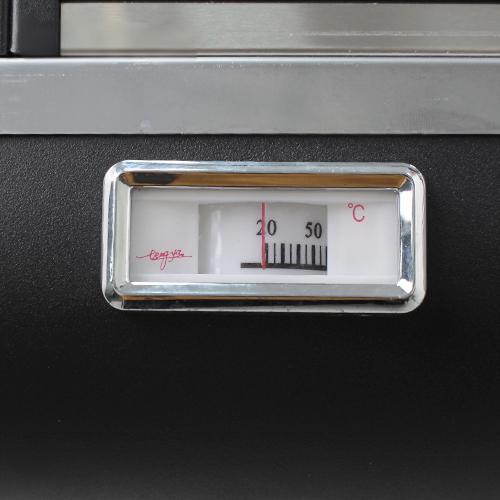 Warmhaltevitrine - 900mm - 1,84 kW - Schwarz