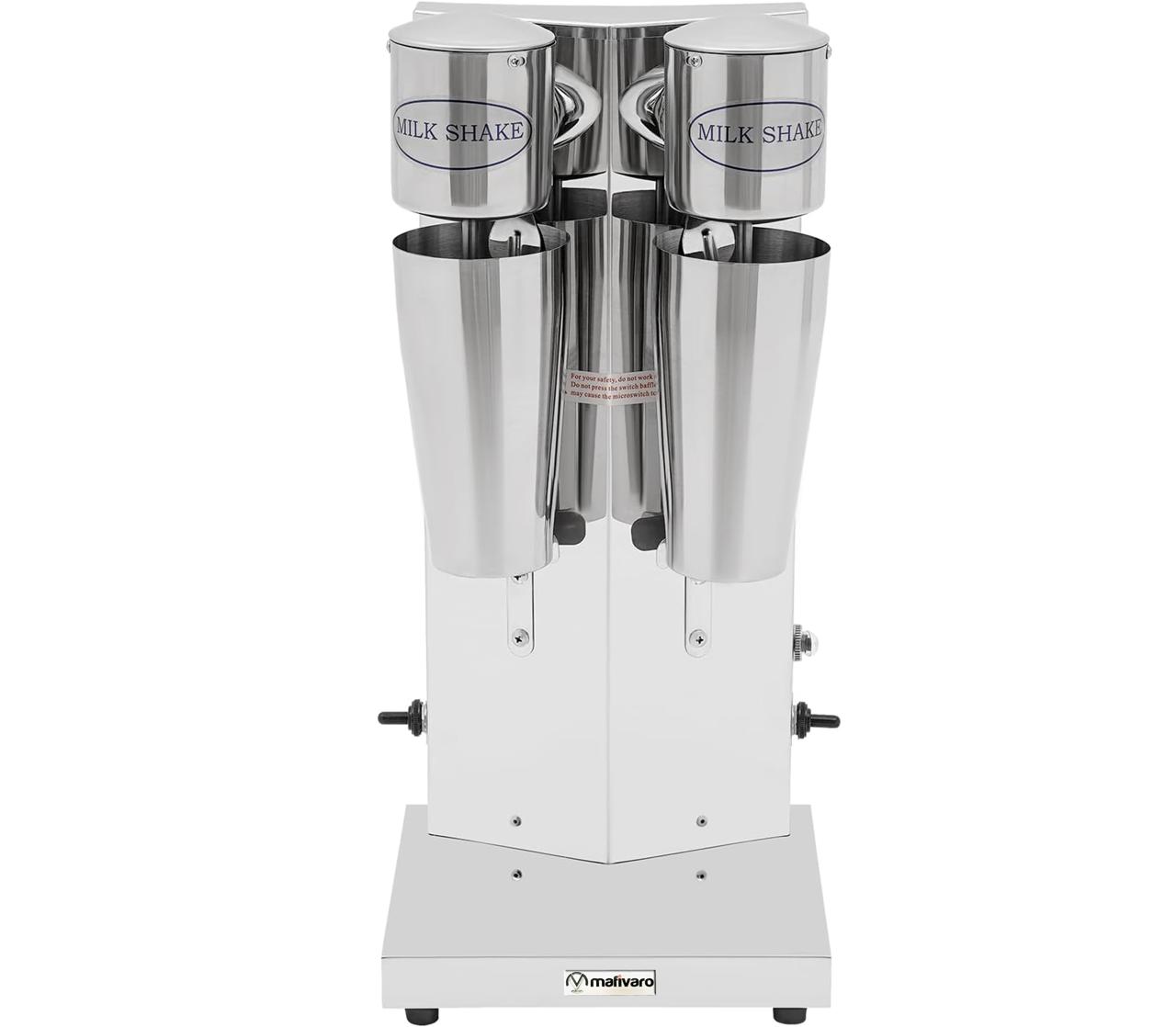 Milchshaker (2-Kopf) - 0.18 kW + 0.18 kW - Edelstahl