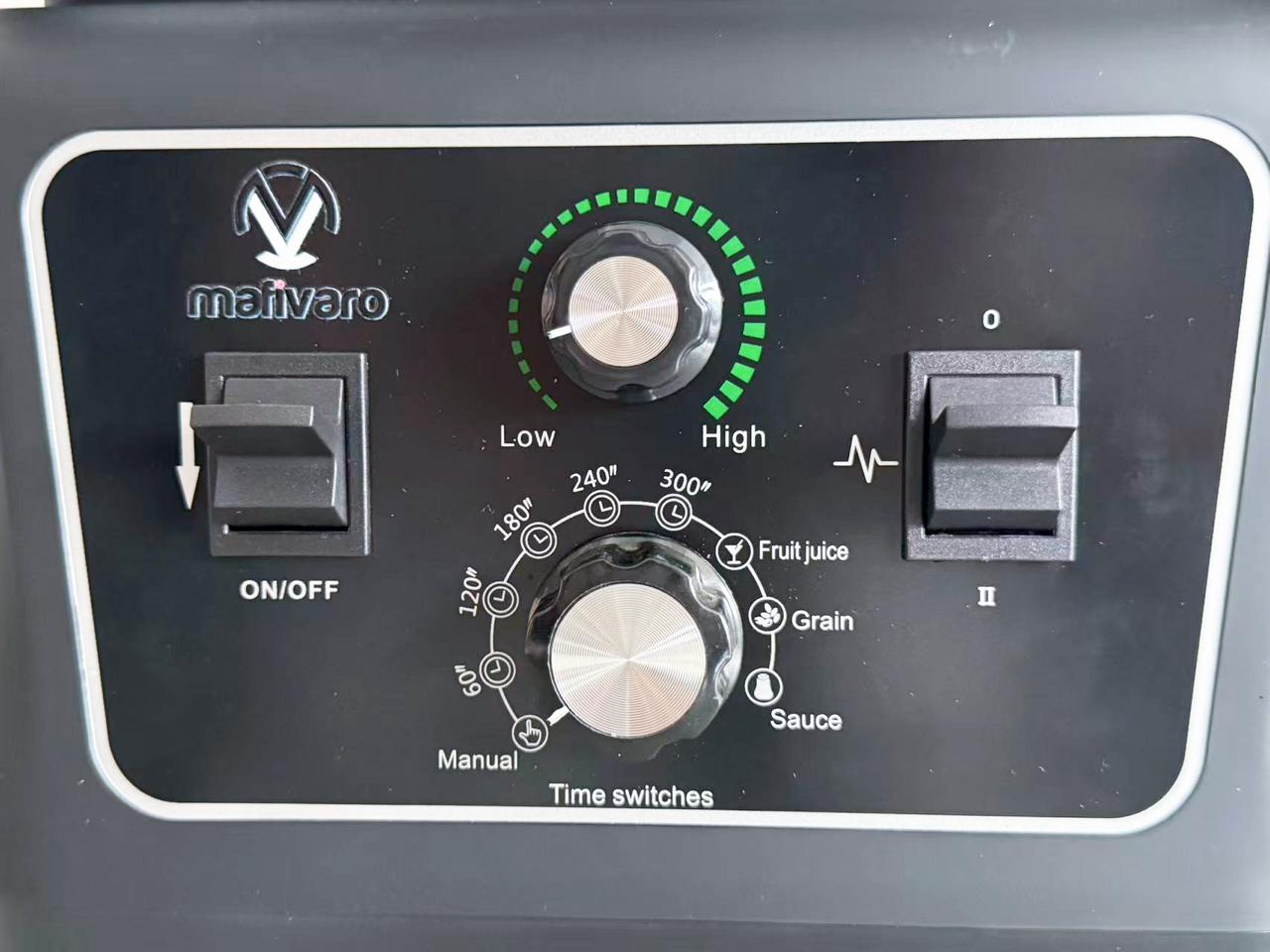 Standmixer - 2.2 kW - 1,8 L - Timer - Puls-Funktion