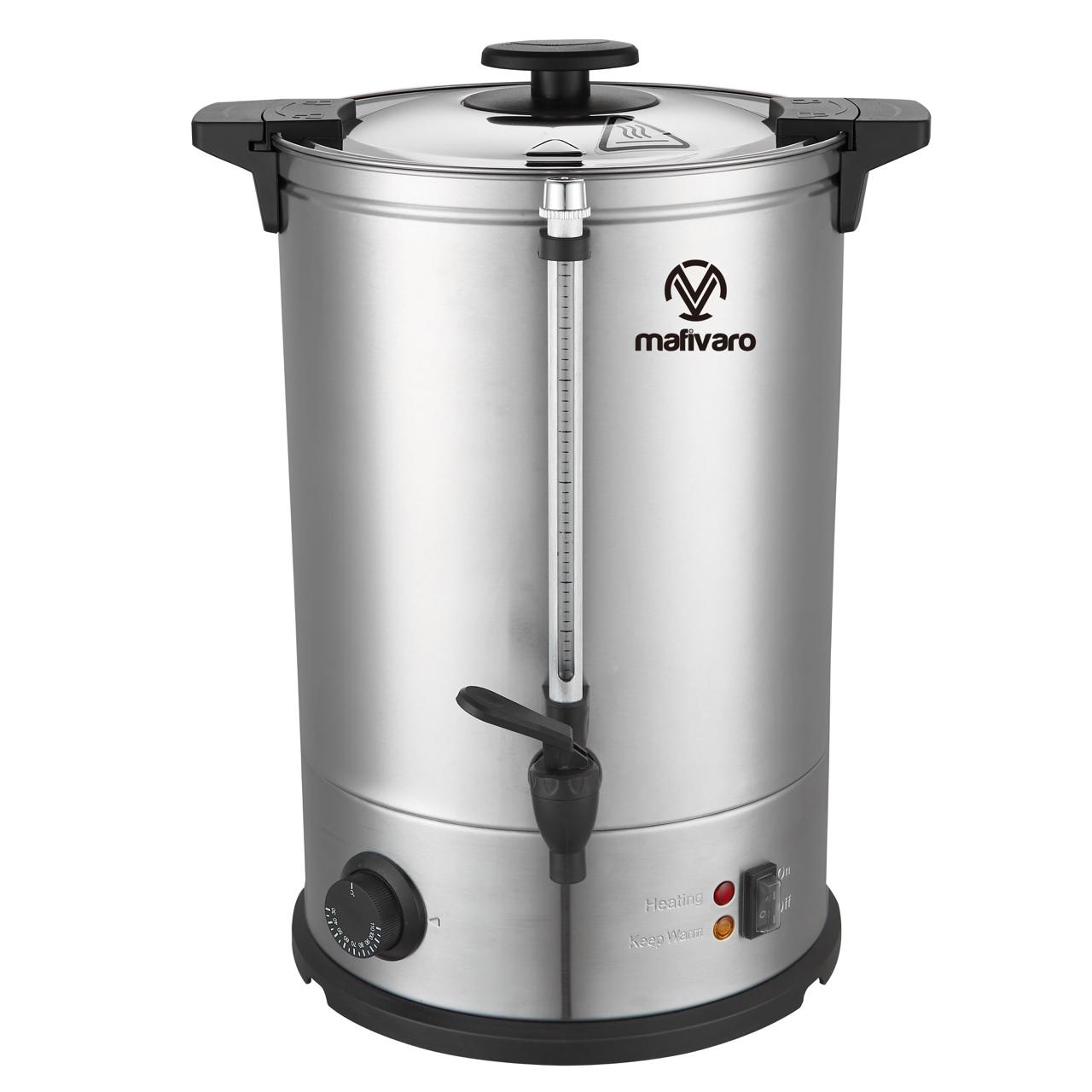 Wasserkocher - 25 L - 2.5 kW - Doppelwandig