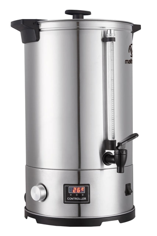 Wasserkocher - 25 L - mit Digitalanzeige - 2.5 kW - Doppelwandig