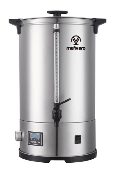 Wasserkocher - 25 L - mit Digitalanzeige - 2.5 kW - Doppelwandig