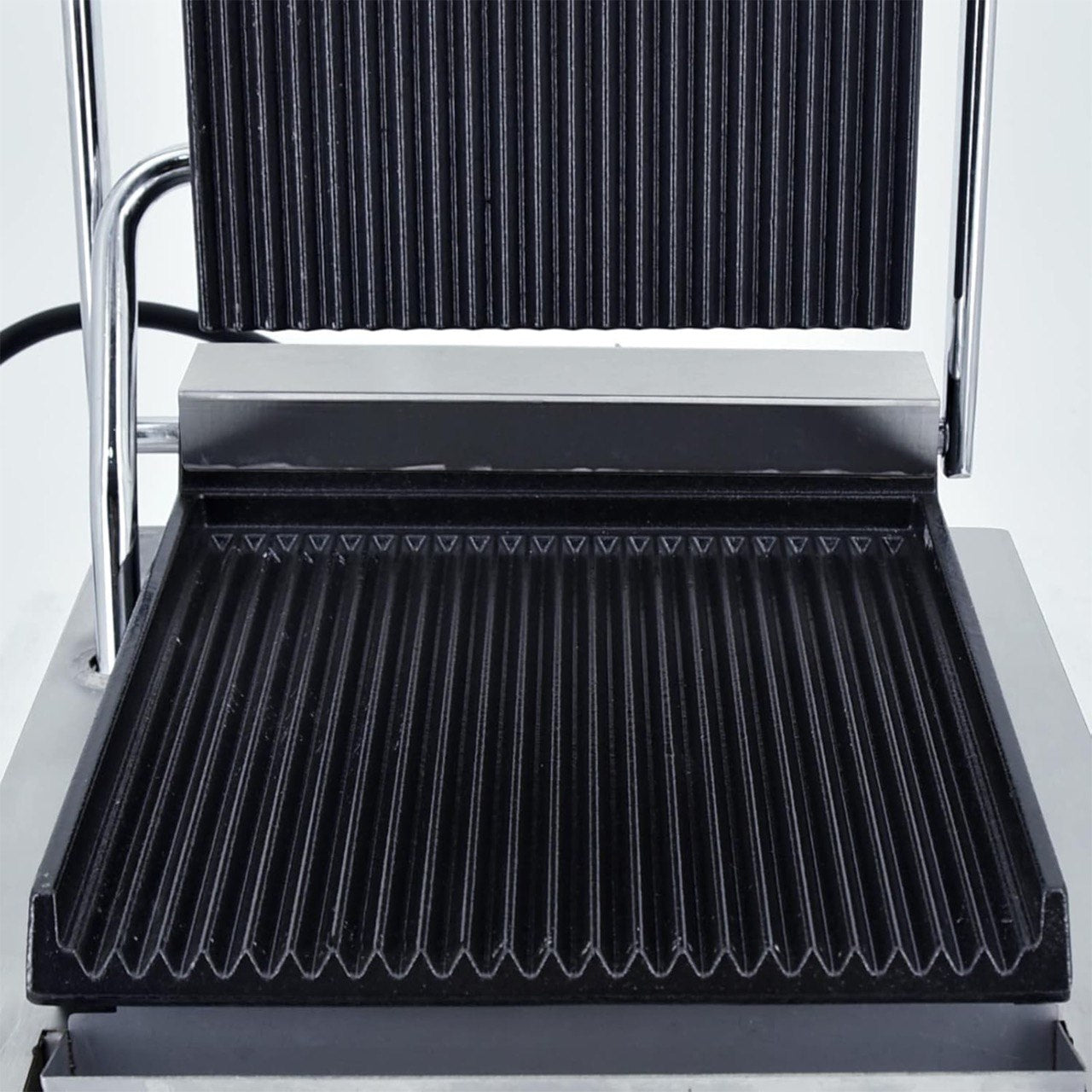 Kontaktgrill- 2,2 kW-oben & unten Gerillt - KEG-812A