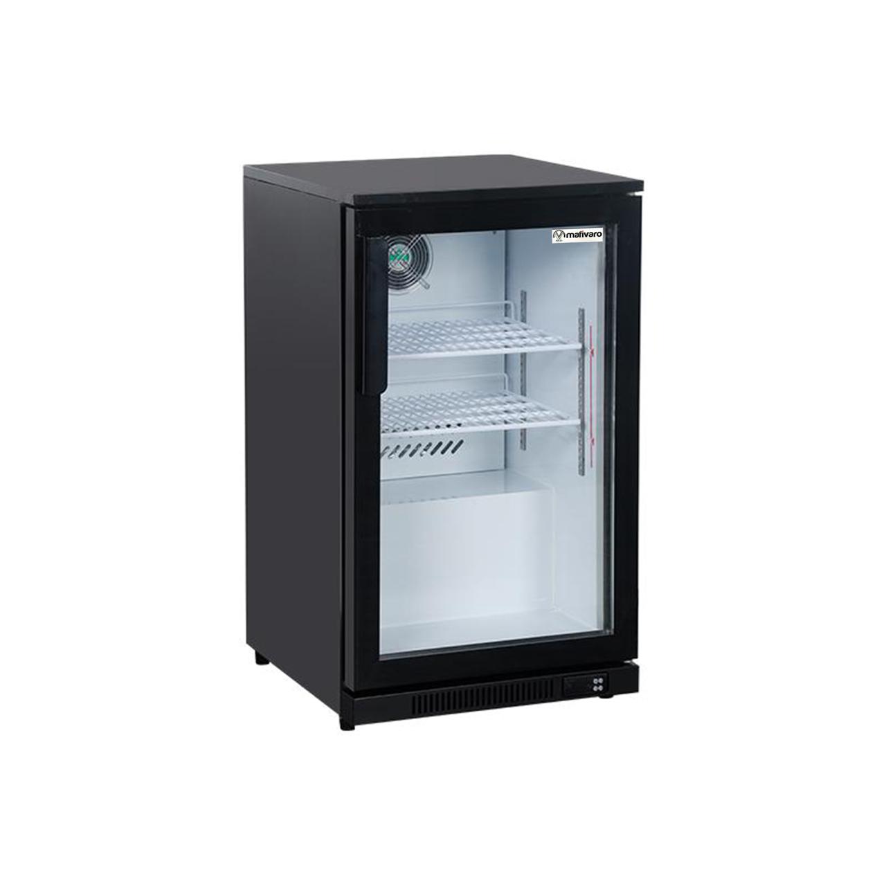 Barkühlschrank - 500mm - 80 Liter - Schwarz