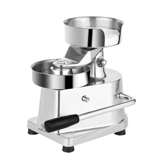 Manuelle Hamburgermaschine - 150 mm - Silber