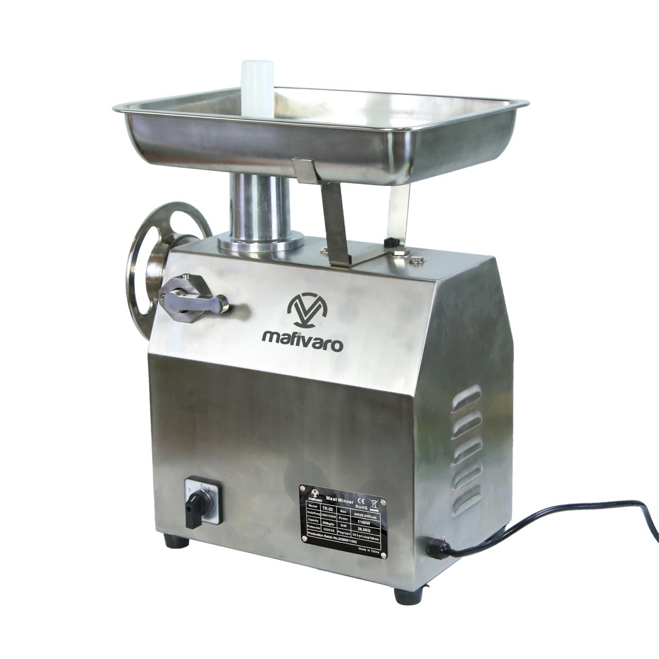 Elektrischer Fleischwolf 22 - 250kg/h - 1,1 kW