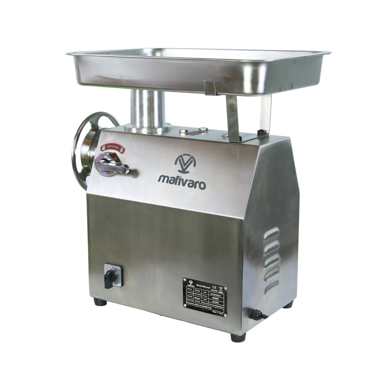 Elektrischer Fleischwolf 32 - 350kg/h - 2,2 kW