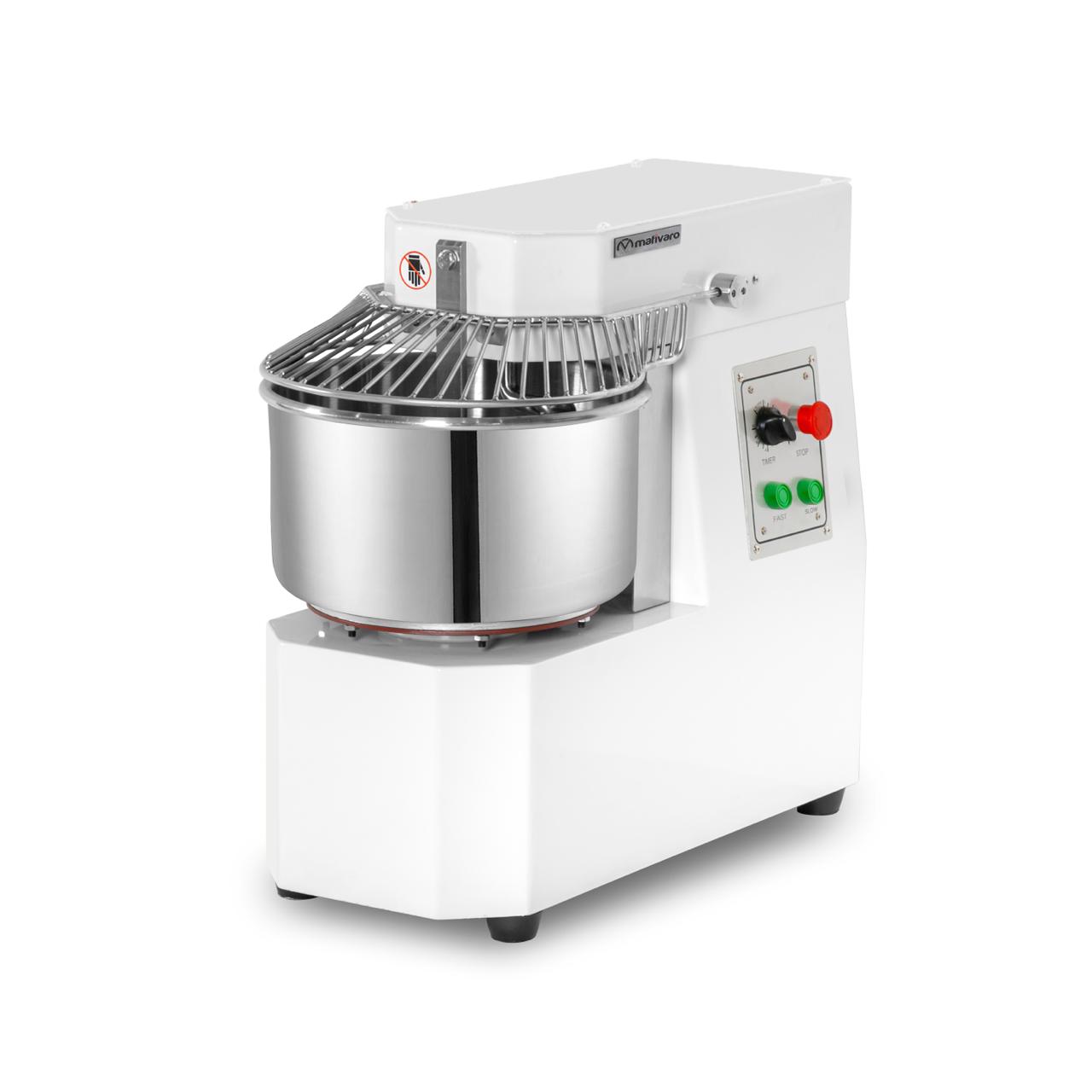 Teigknetmaschine - 30 Liter / 25 kg - mit festem Kessel - Timerfunktion