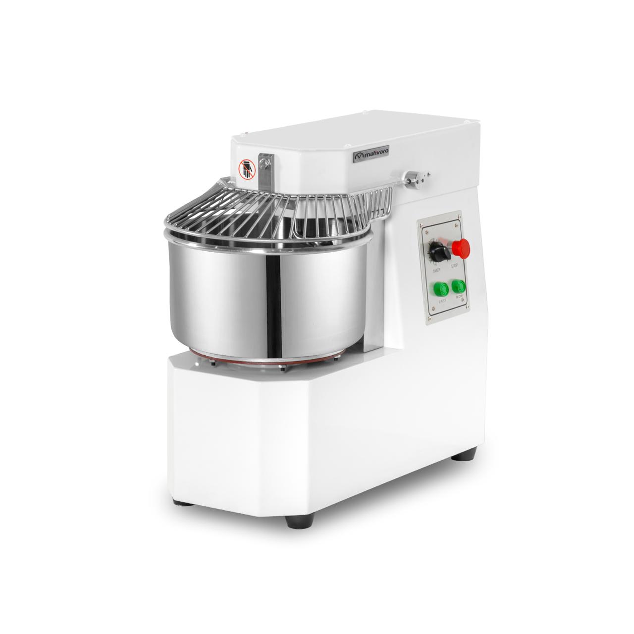 Teigknetmaschine - 20 Liter / 18 kg - mit festem Kessel - Timerfunktion